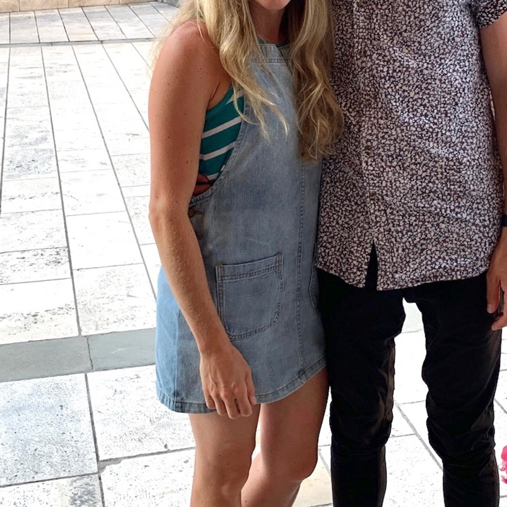 Roxy Denim Skirt Overall